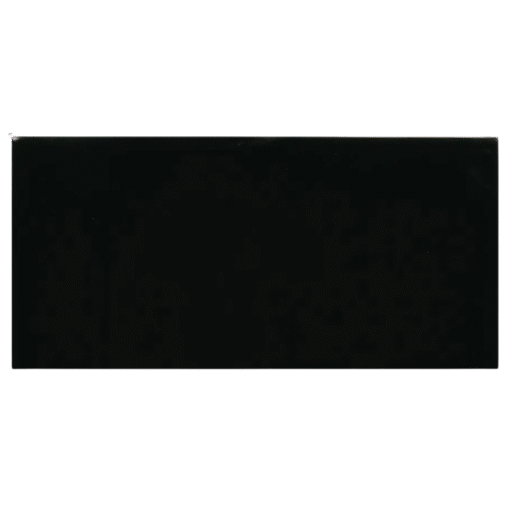 black liso brillo 75 x 150 mm