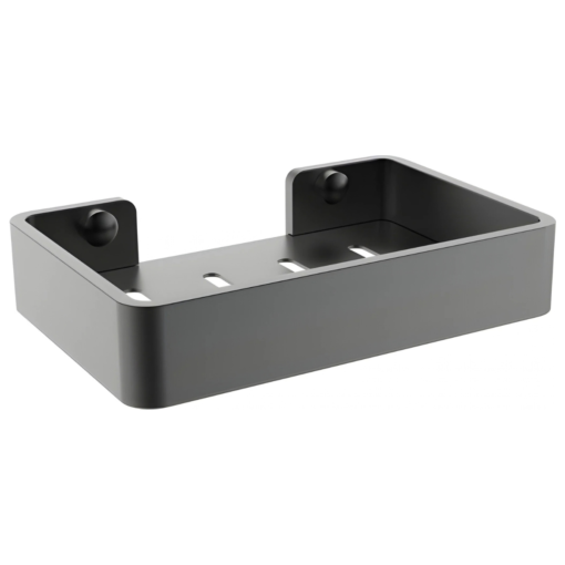 castaway onyx – soap basket - 14-ONX-SB00-BLK