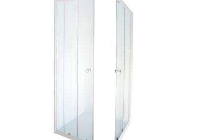 205535 aqua lux corner entry shower door white