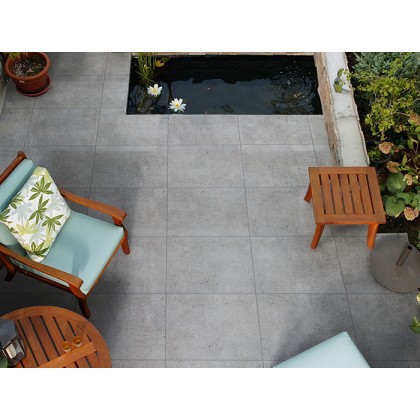 PBES200EA beton grey slip-resistant gres porcelain tile 600 x 600 mm