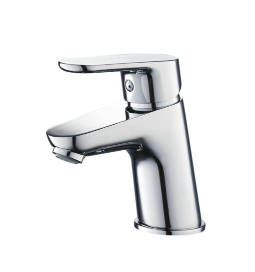 silver basin mixer short body