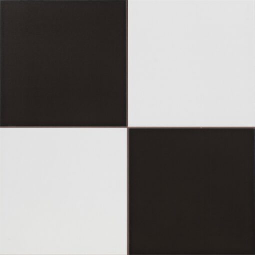 Checker black and white
