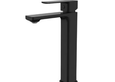 SL220SNLB meissen sterlyn black tall basin mixer