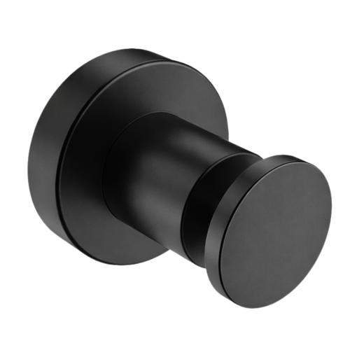 bathroom butler – 4600 single robe hook - 4610MBLK