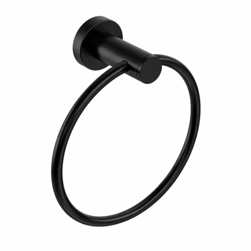 bathroom butler – 4600 towel ring - 4640MBLK