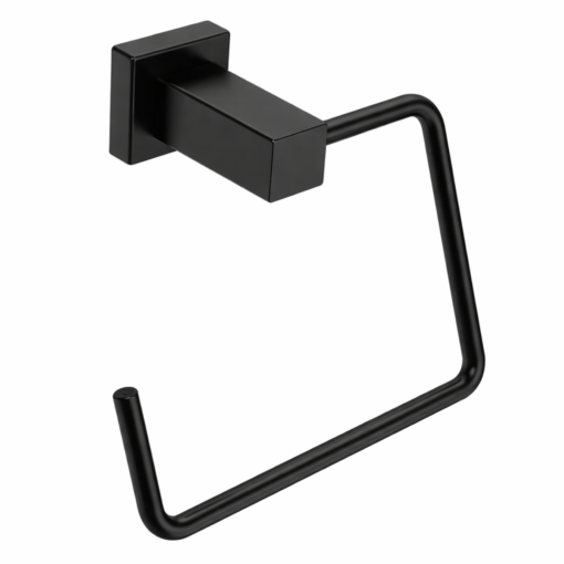 bathroom butler – 8500 towel ring open - 8541MBLK