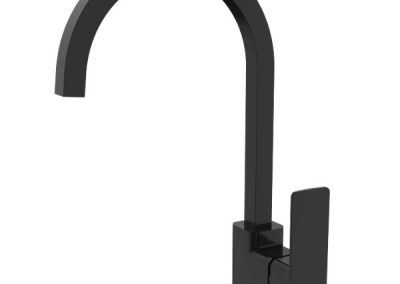 SL301SNB meissen sterlyn – sink mixer deck type black matt