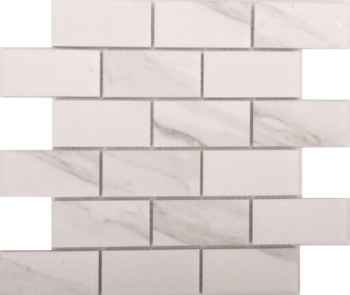 douglas jones - carrara white brick mosaic tile