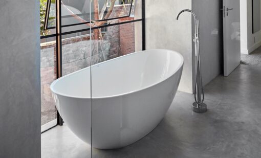 sienna stone fresstanding bath | LB-SB | 1615 x 805 x 575 mm