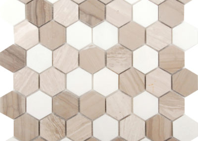 6130 athens hexagon stone mosaic