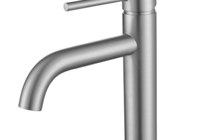 211322 stylet satin nickel basin mixer – short body