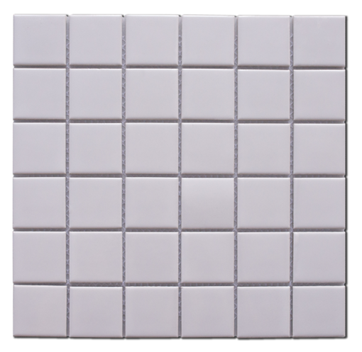 global stone - gloss white mosaic 48 x 48 mm