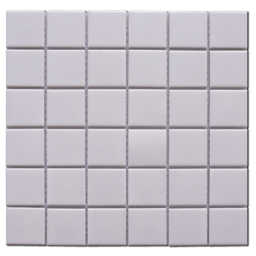 global stone - gloss white mosaic 48 x 48 mm