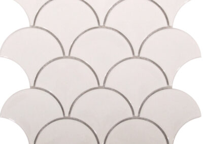 1300 fan white gloss mosaic
