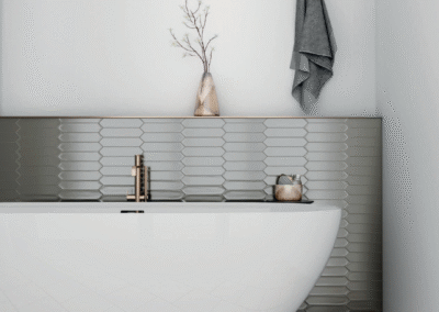 0565-SLV lanse silver 50 x 250 mm decobella wall tile