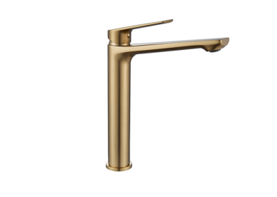 SL220VILBR Vita Basin Mixer Tall Satin Brass