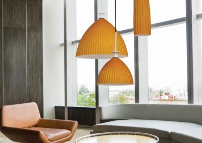 The Power of Colour in Interior Design: : Accentuating with Colour: Lighting