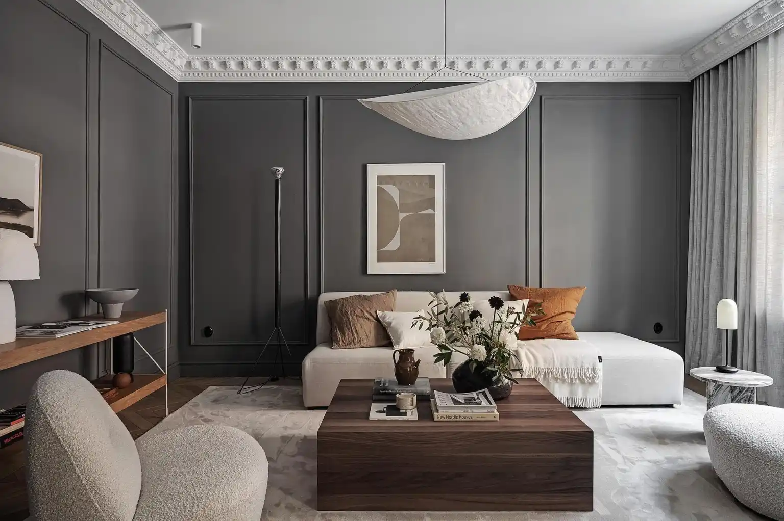 The Best Colour Palettes for a Modern & Timeless Home | Classic Greyscale | Grey Interior