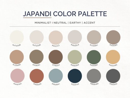 japandi: the rising interior design trend | japandi colour pallete