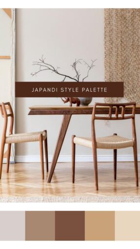 japandi: the rising interior design trend | How to Bring Japandi into Your Home | muted colour pallete