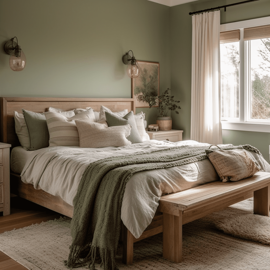 The Best Colour Palettes for a Modern & Timeless Home | Earthy Greens & Olive Tones