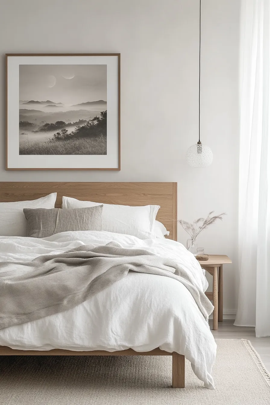 japandi: the rising interior design trend | room by room guide | japandi bedroom