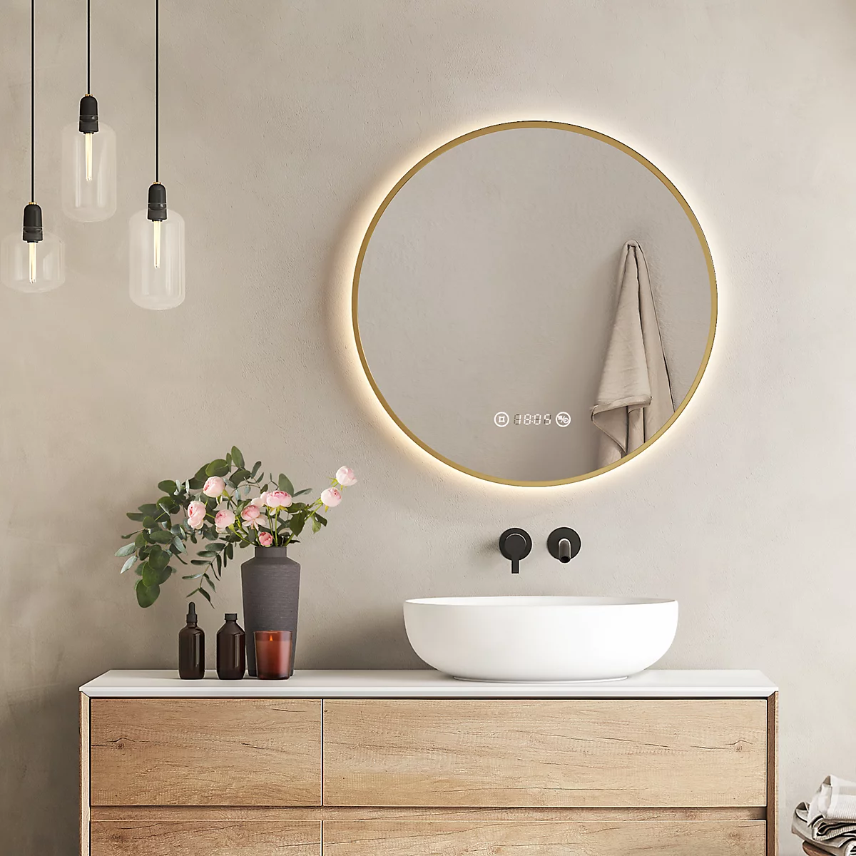 the best bathroom upgrades to increase your home’s value | Lighting | back lit mirror