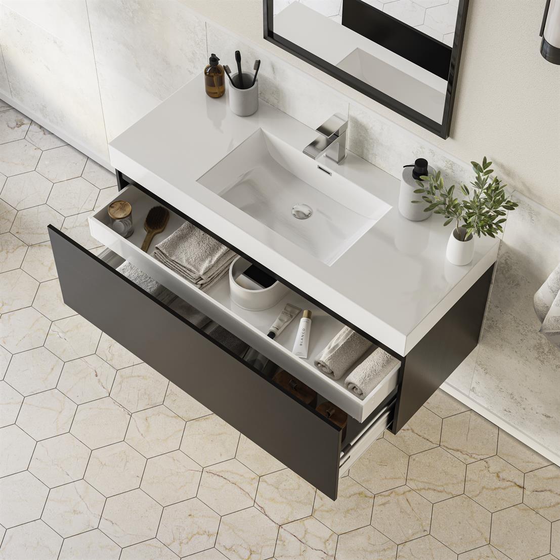the best bathroom upgrades to increase your home’s value | Upgrade your vanity | Modern bathroom vanity