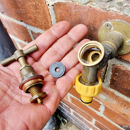 how to fix a dripping kitchen tap (and when to call a plumber!) | Step-by-Step | Step 5: Replace the Damaged Part