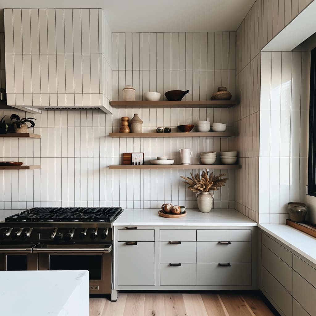 how to match your kitchen countertops with the right tiles | splashback backsplash subway tile classic kitchen