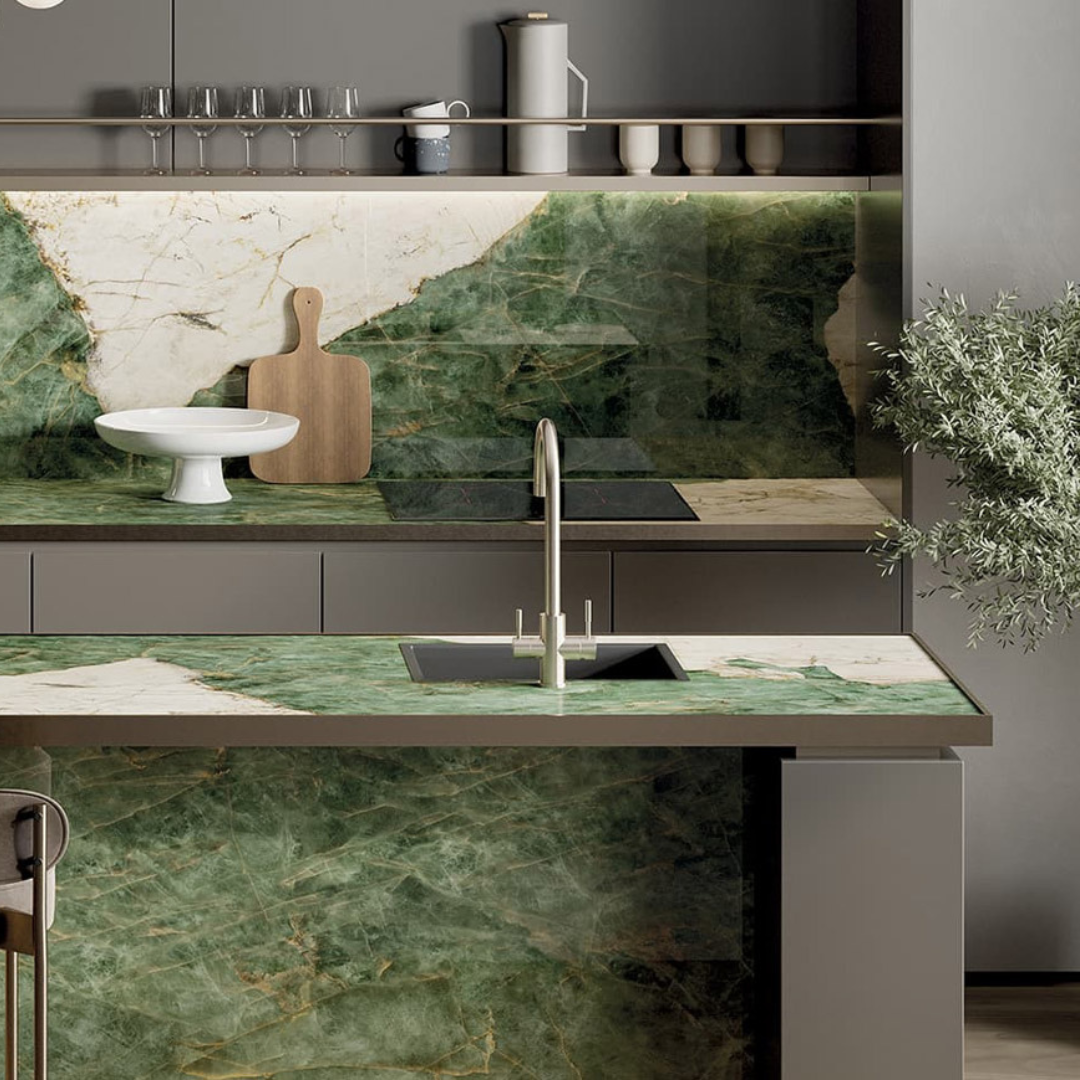 how to match your kitchen countertops with the right tiles