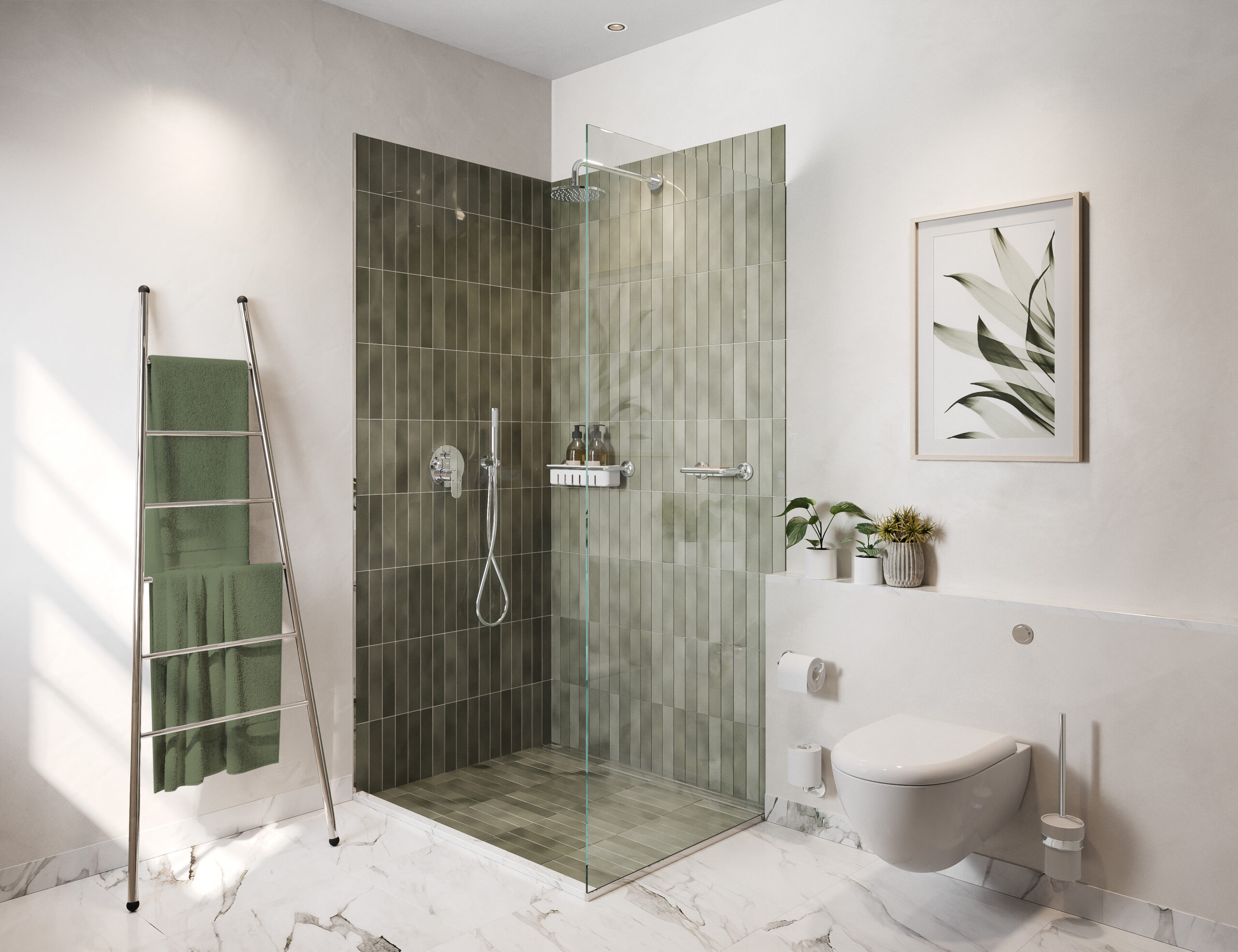 bathroom accessories | silver