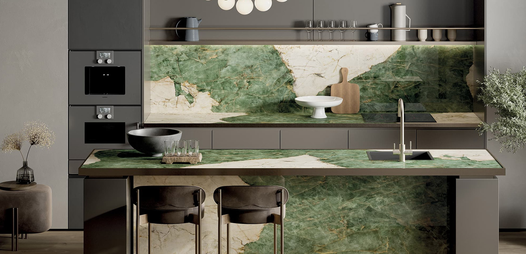 how to match your kitchen countertops with the right tiles