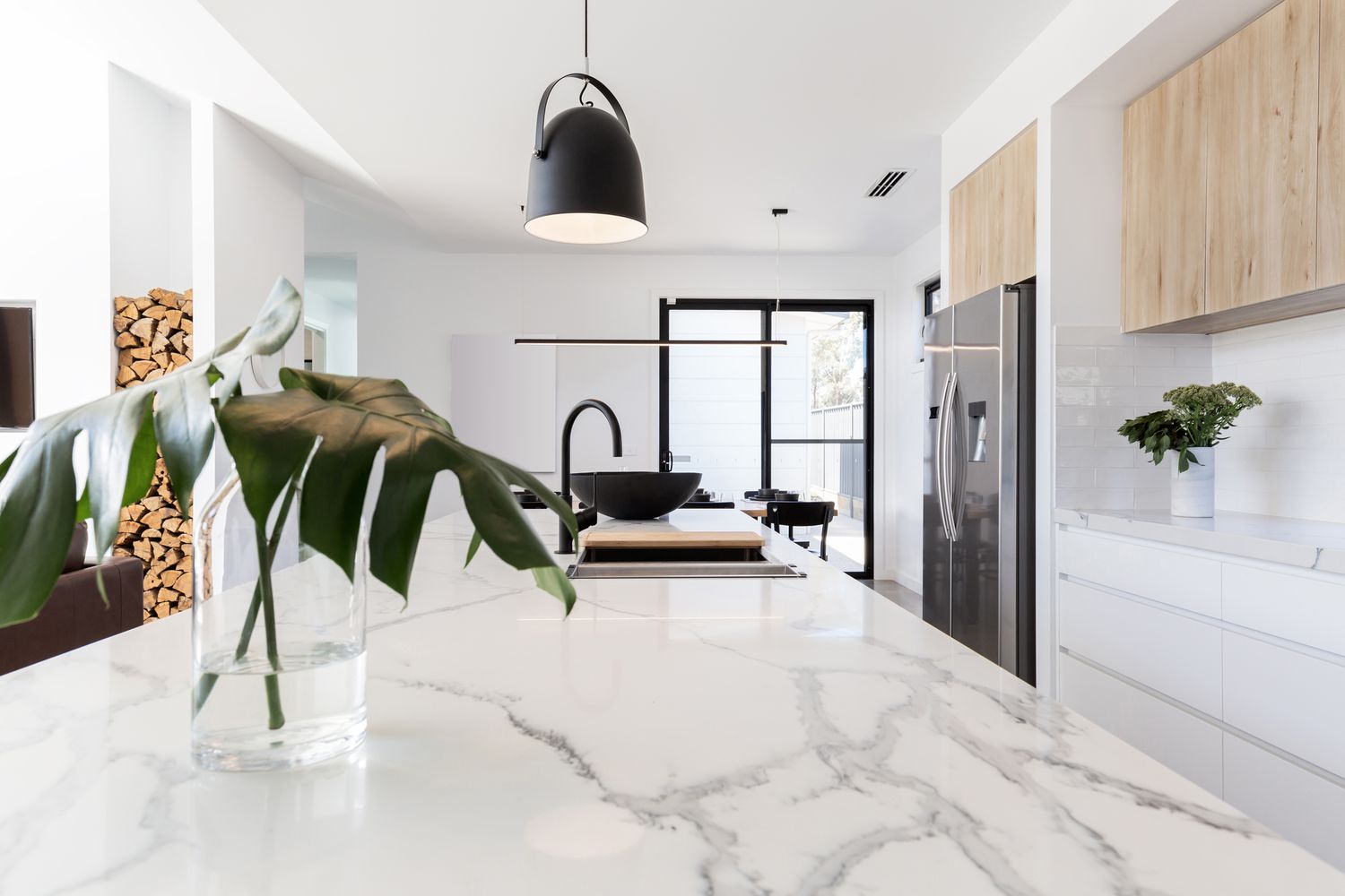 how to match your kitchen countertops with the right tiles