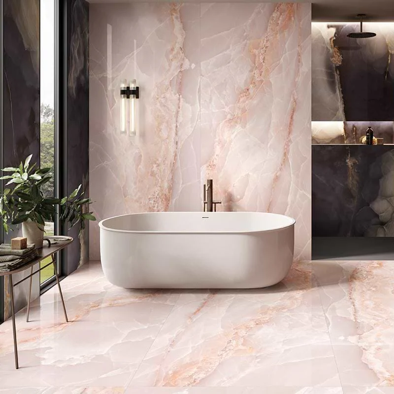 budget vs luxury: how to create a designer bathroom for less | Luxury marble tiles