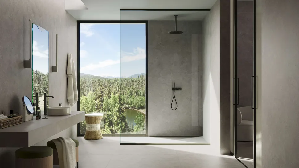 open shower vs. enclosed: which layout works for you? | Pros of open showers | Walk in shower