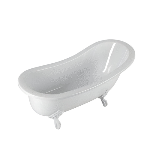 zala white - freestanding bath | tiletoria