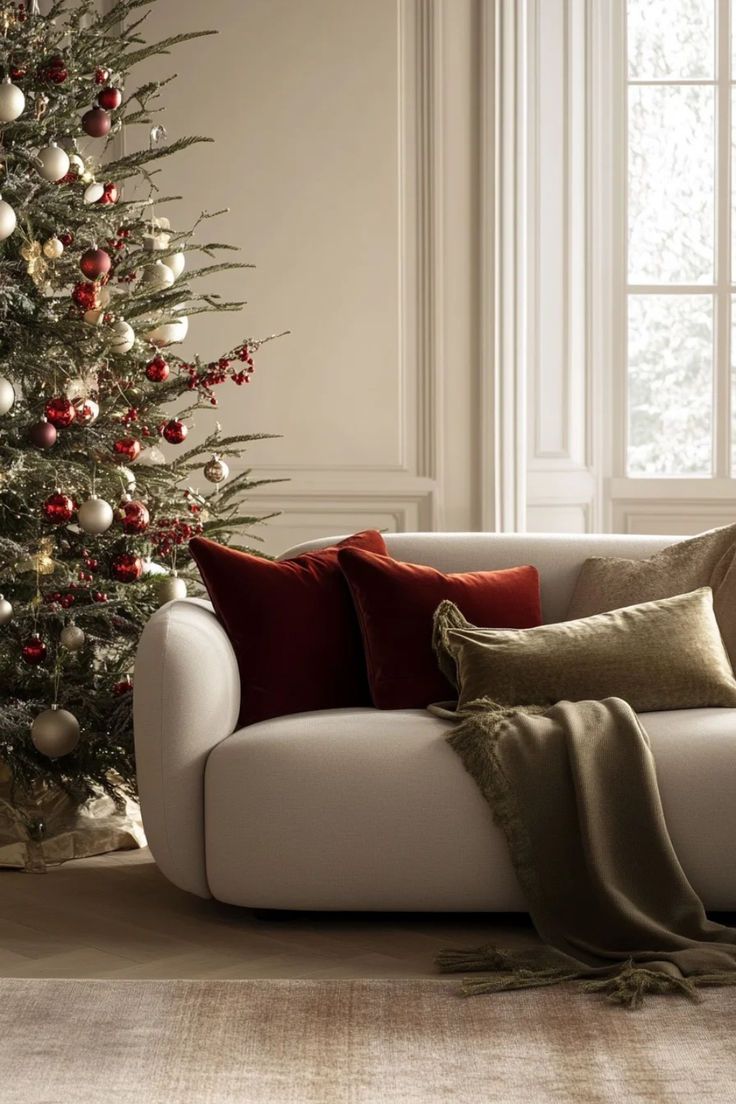 holiday home inspiration: a festive space with style | festive colour pallet