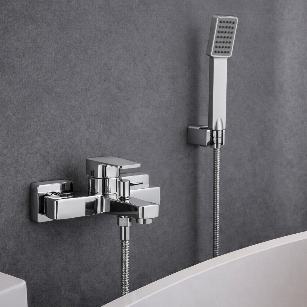 TITAN SQUARE BATH MIXER (lifestyle)