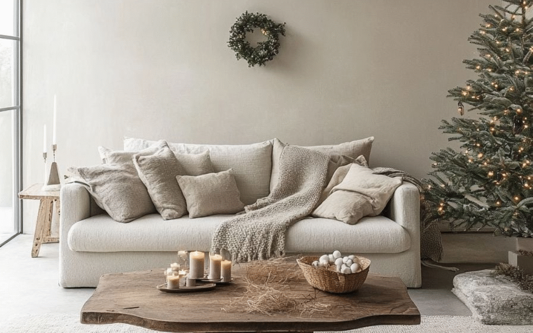 holiday home inspiration: a festive space with style