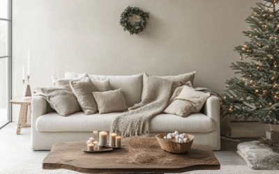 holiday home inspiration: a festive space with style