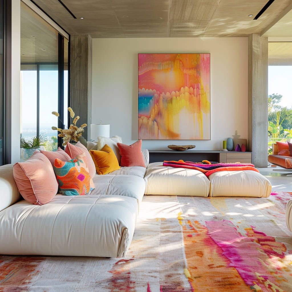 Lived in interior design style | colourful bold interior