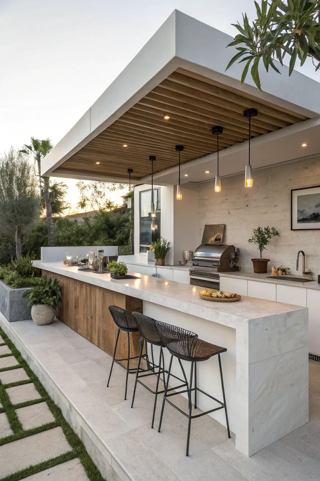 outdoor renovation inspiration | outdoor kitchen
