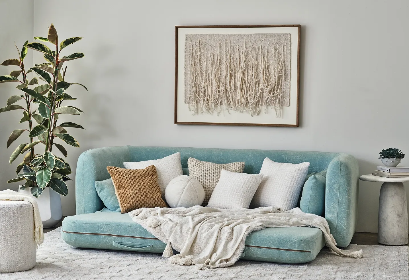 How to Incorporate Pantone Colour of the Year 2026 Cloud Dancer Into Your Interior Design : contrast colours