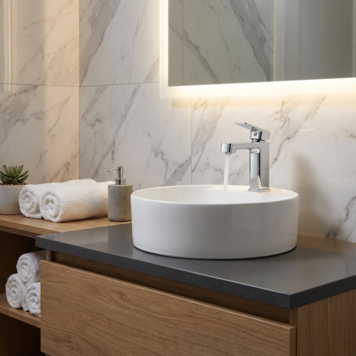 HFSU3440CH Studio-basin-mixer-chrome-short