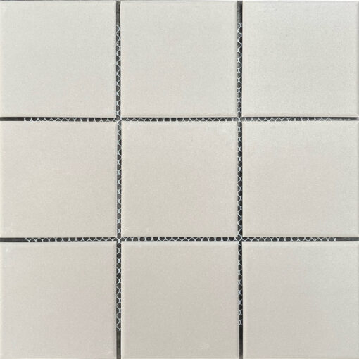 PROJECT MID GREY FULL BODIED 97X97MM UNGLAZED PORC MOSAIC SH=300X300