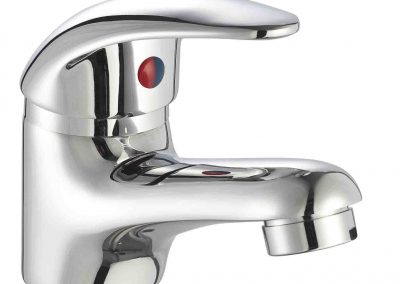 HFEN1240/CH h2flo entrada basin mixer silver