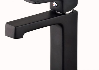 HFSU3440/BL h2flo studio basin mixer – matt black